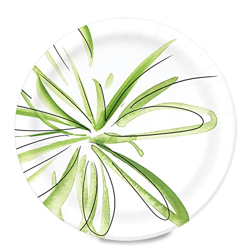 Amazon Fundamentals Disposable Paper Plates, 8.62 Inches, 300-Pack for On a regular basis Use