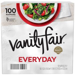 Self-importance Truthful On a regular basis Paper Napkins, 100-Depend – Smooth and Easy Disposable Napkins for Each day Use